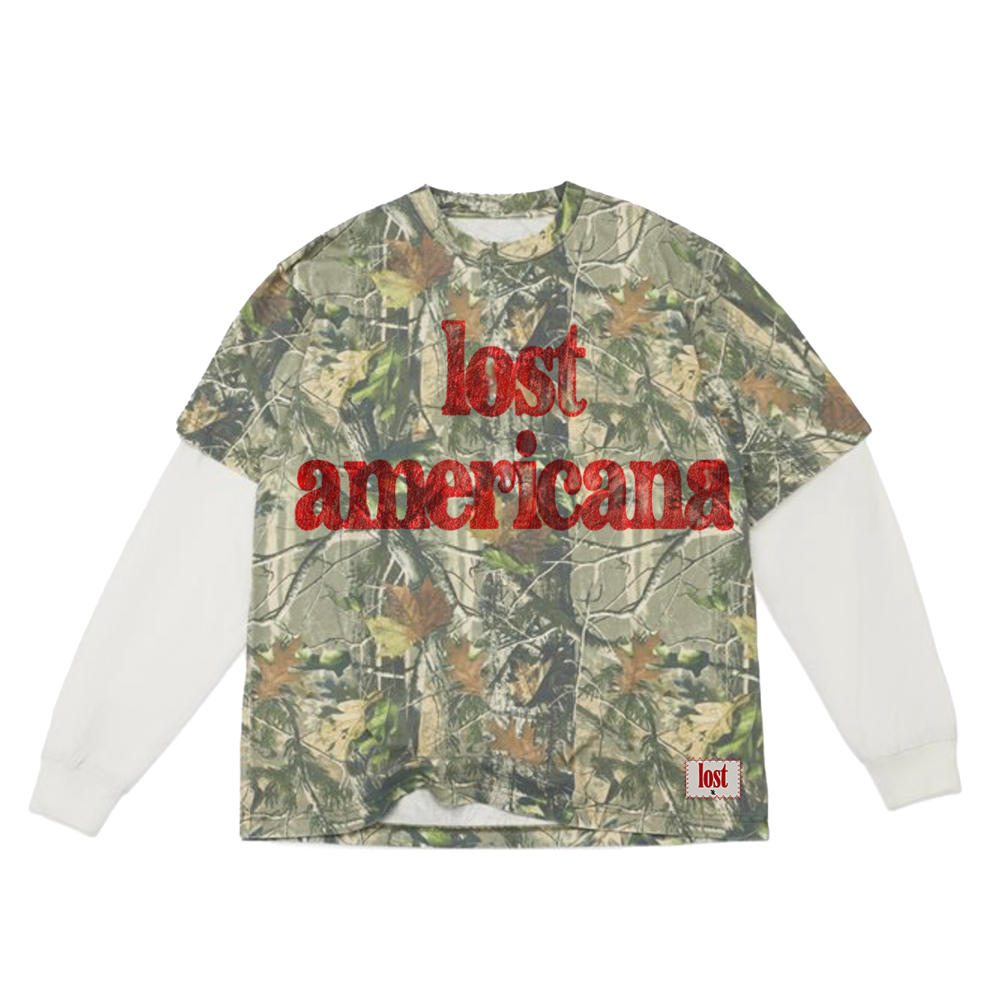 Machine Gun Kelly lost americana camo twofer Longsleeve 415146