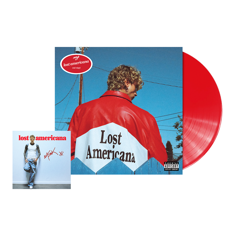 mgk lost americana - vinyl + signed art card vinyl + signed art card 412113