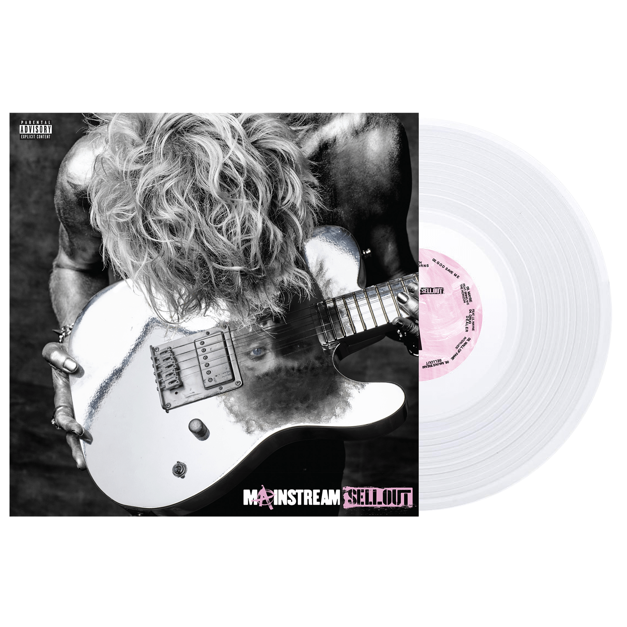 Machine Gun Kelly Mainstream Sellout Exclusive Clear Vinyl 135319