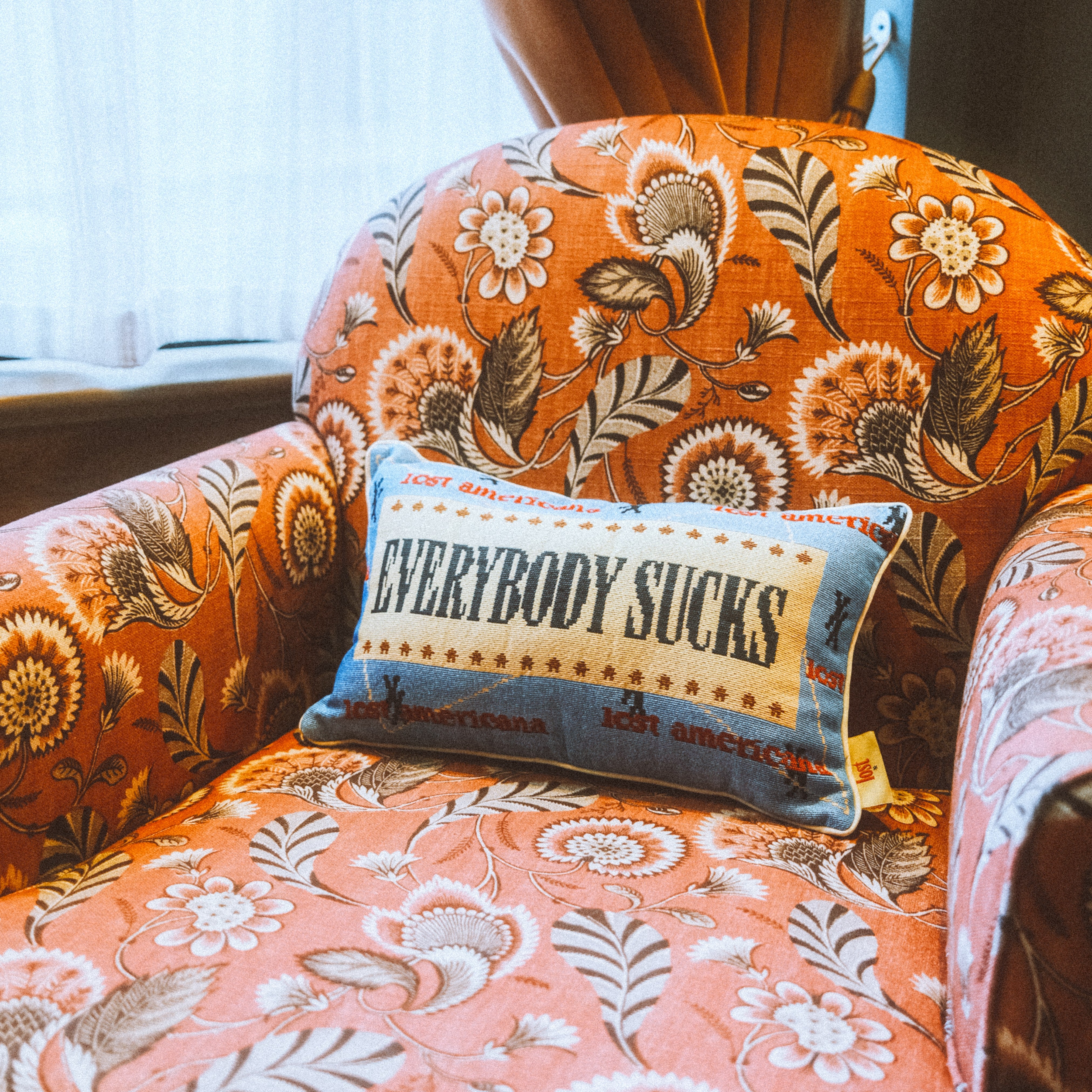 Machine Gun Kelly everybody sucks cross stitch pillow Kissen 418084