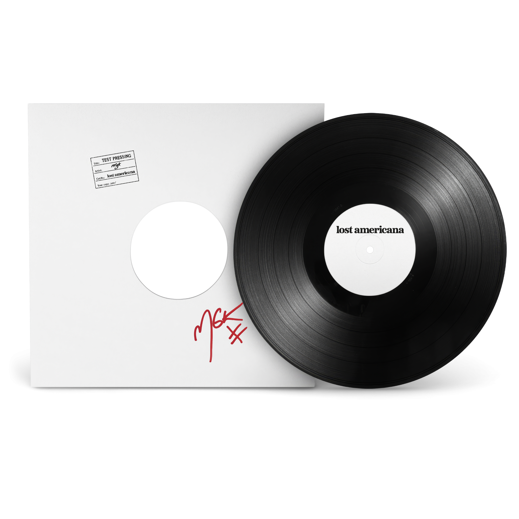 mgk lost americana - ltd. white label vinyl  vinyl 417580